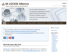 Tablet Screenshot of lockssalliance.ac.uk